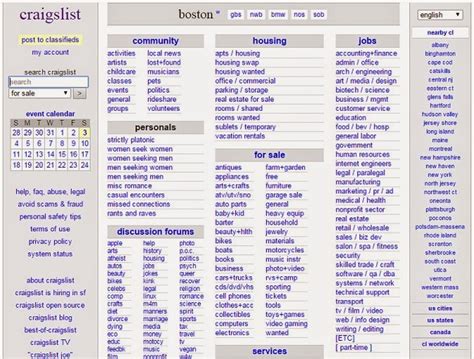 craigslist provides local classifieds and forums for jobs, housing, for sale, services, local community, and events. . Craigslist bostn